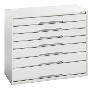 Bott Verso Drawer Cabinets1050 x 550  Tool Storage for garages and workshops Verso 1050 x 550 x 900H 7 Drawer Cabinet